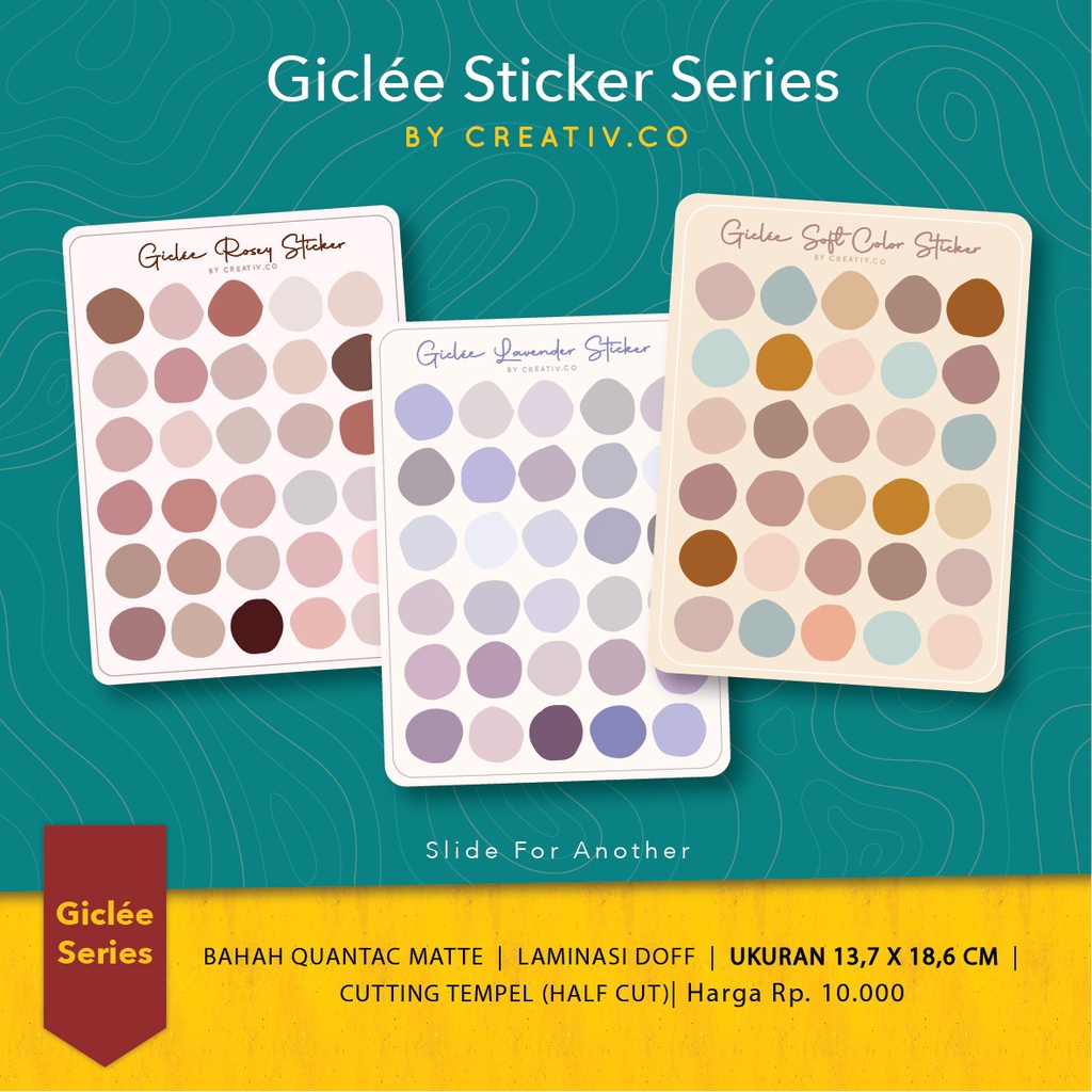 

Giclée Sticker Series [KISS CUT] [STICKER MURAH] [ANTI AIR]