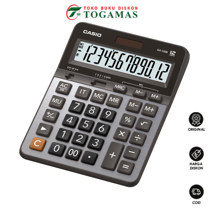 

READY !! KALKULATOR CALCULATOR GX-120B CASIO