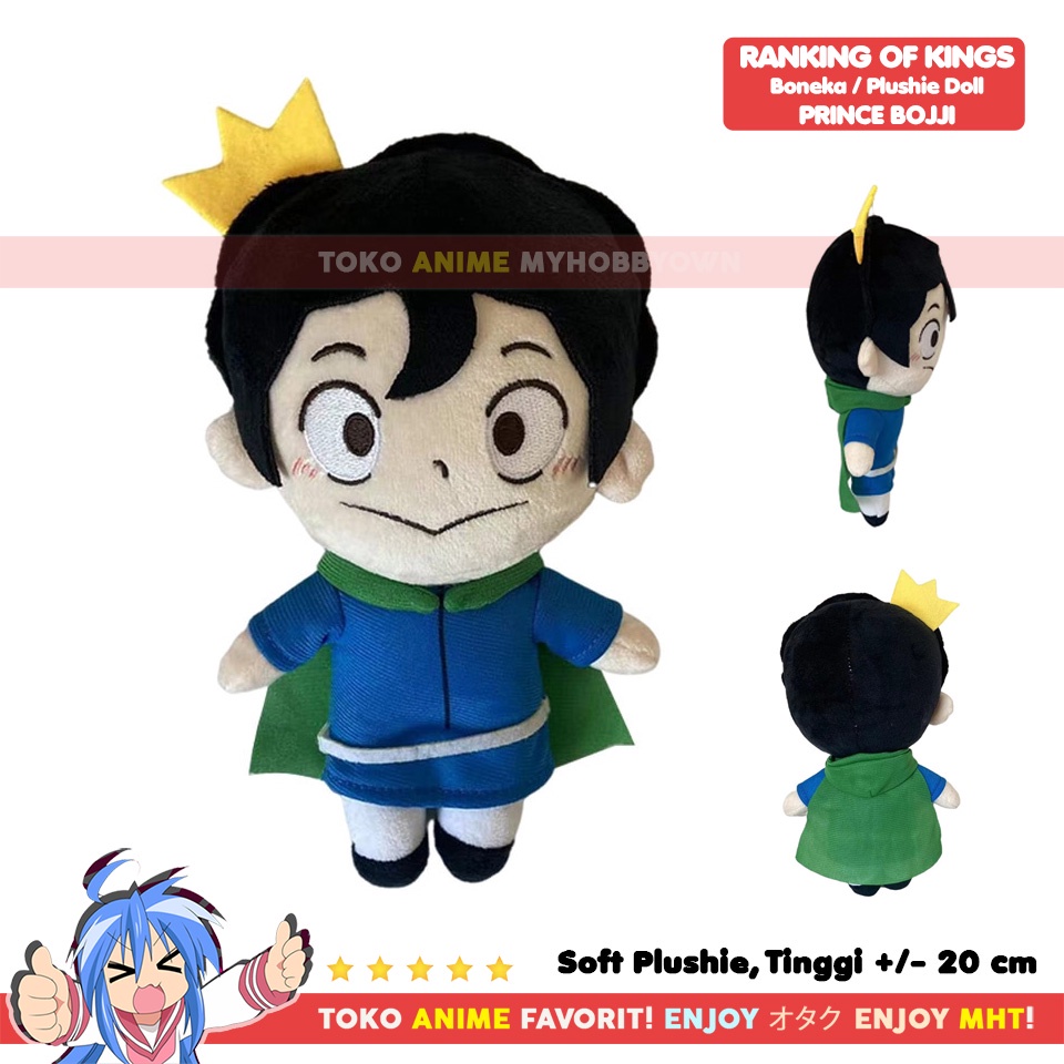 Boneka Anime Karakter Ousama Ranking Of King Bojji Plushie Doll