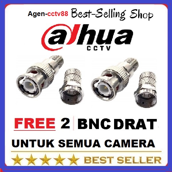 Kamera CCTV Indoor+AUDIO DAHUA 2MP HAC-HDW1240TRQP-A-DIP 1080p+Free 2 BNC Drat