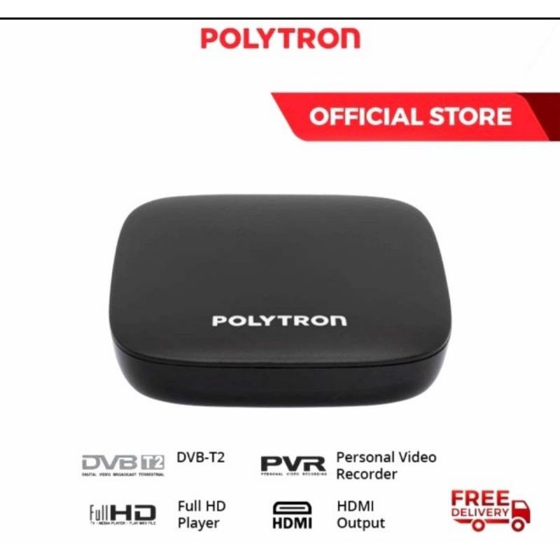 Polytron Set Top Box Alat Penerima Siaran TV Digital PDV-610T2