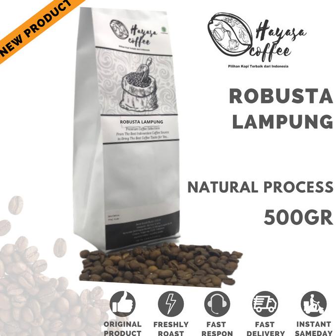 

[COD] Kopi Hayasa Lampung Robusta - 500 Gr [COD]