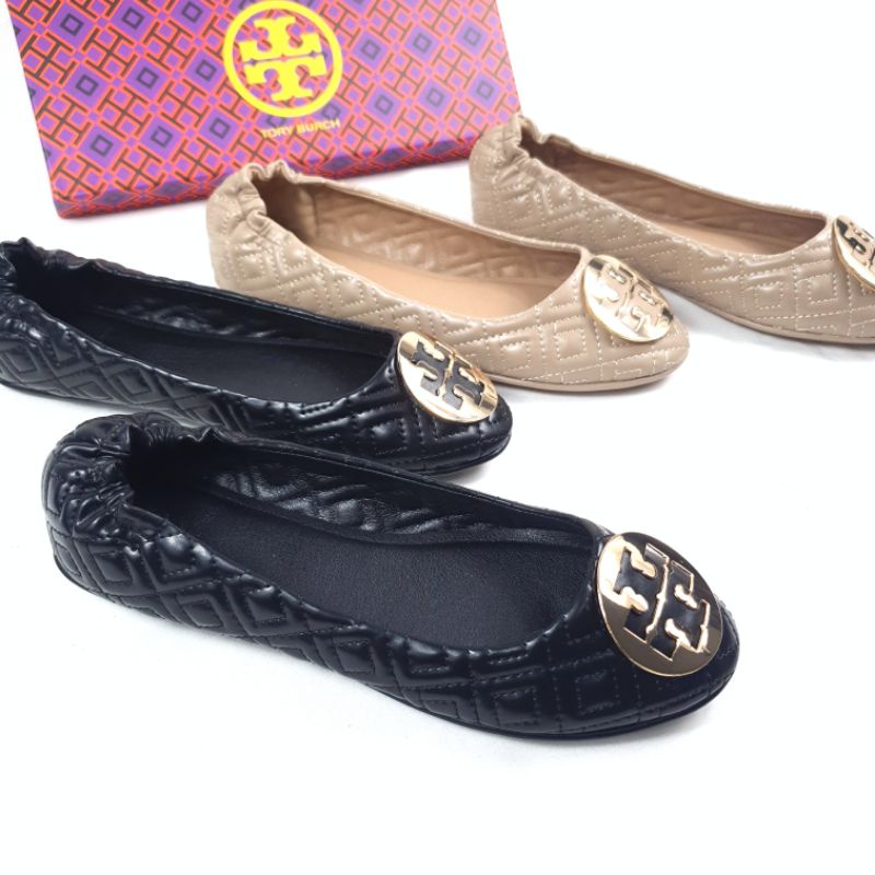 Tory Burch Ballerina Taiga Flat Shoes