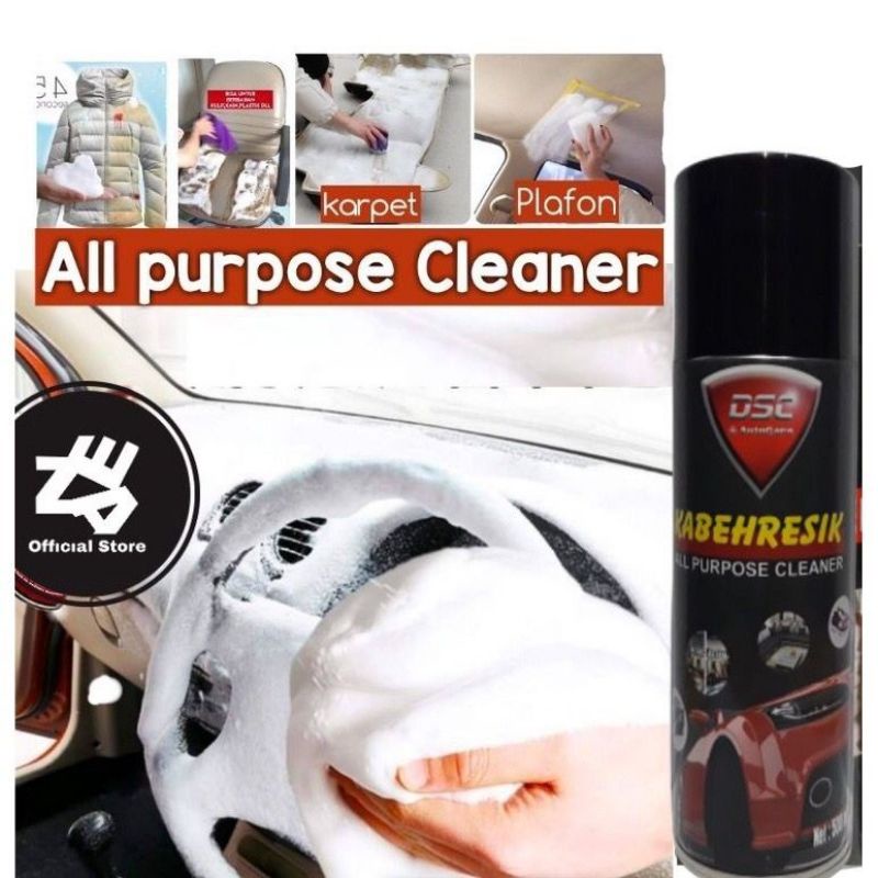 AllClearFoamPembersihInteriorJok,Sofa,Sepatu 400ml