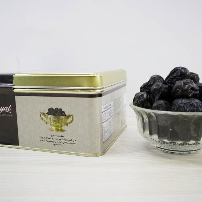 

Kurma Ajwa Kurma Royal Ajwa Al Madinah 1kg Premium