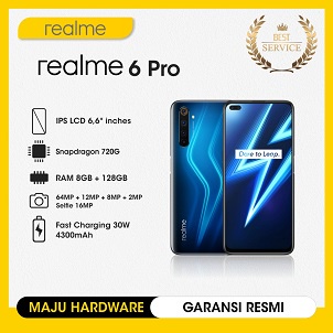 Realme 6 Pro 8/128GB - Garansi Resmi 1 Tahun