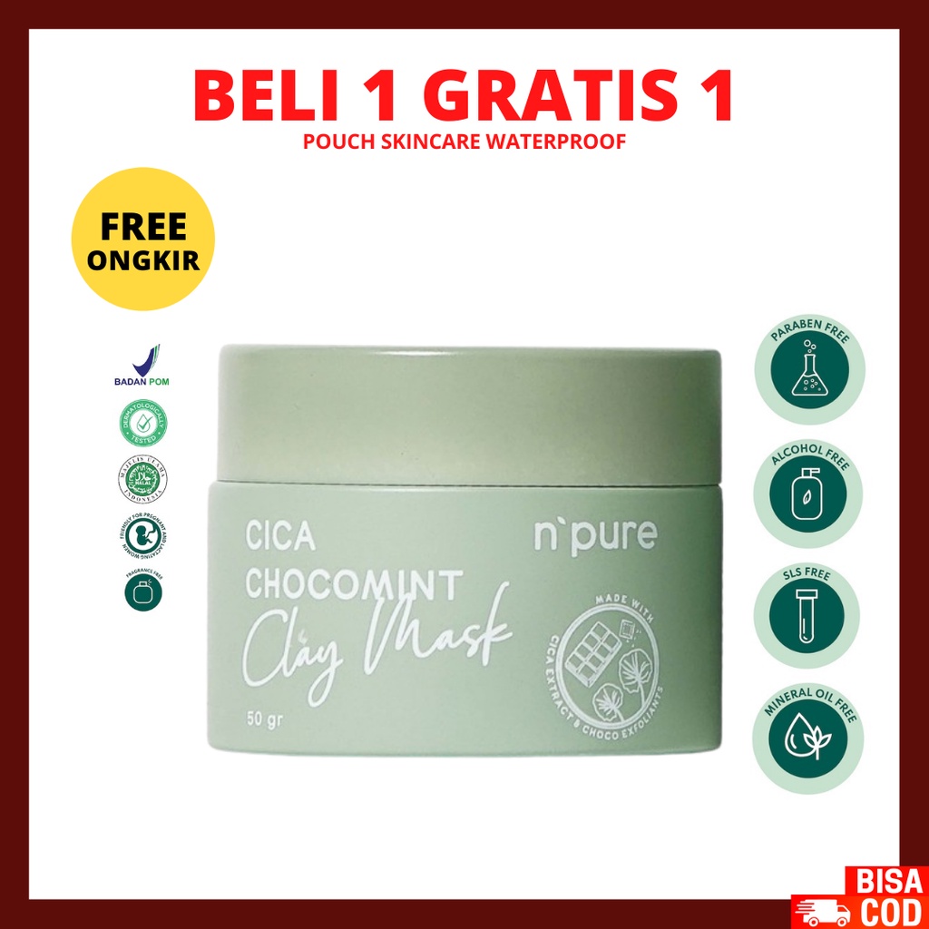 [ FREE GIFT ] NPURE Clay Mask Centella Asiatica Chocomint