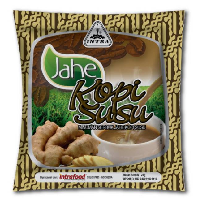 

INTRA JAHE KOPI SUSU 28 GR kemasan 5 sachet