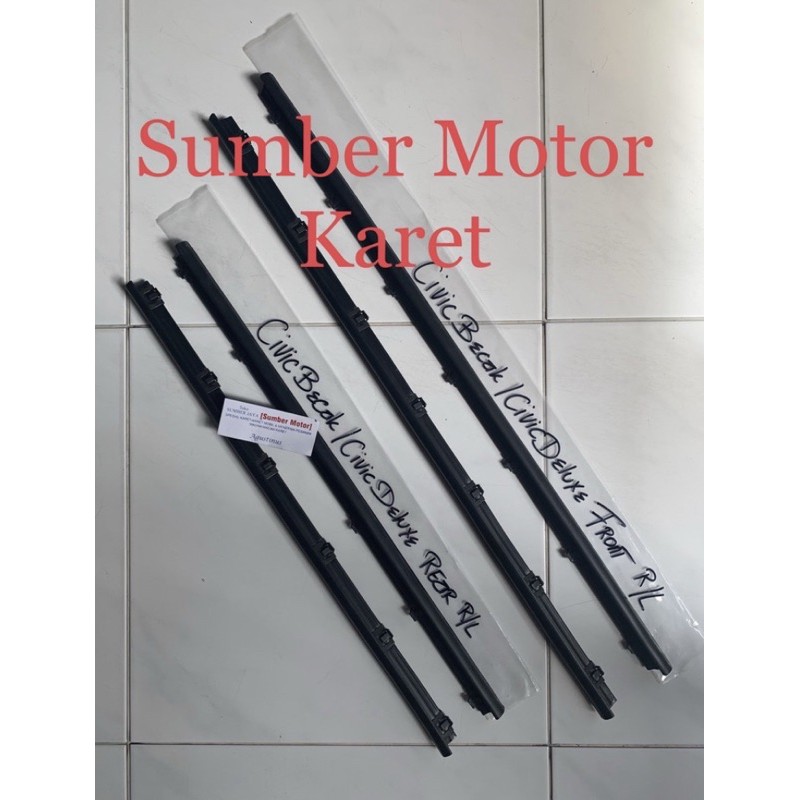 Karet Pelipit Luar Honda Civic Beca/Deluxe Tahun 1975-1979