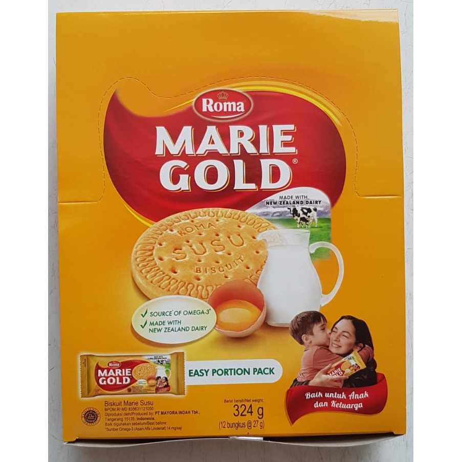 

MARIE GOLD BOX 324 GR ISI 12 SACHET 27 GR