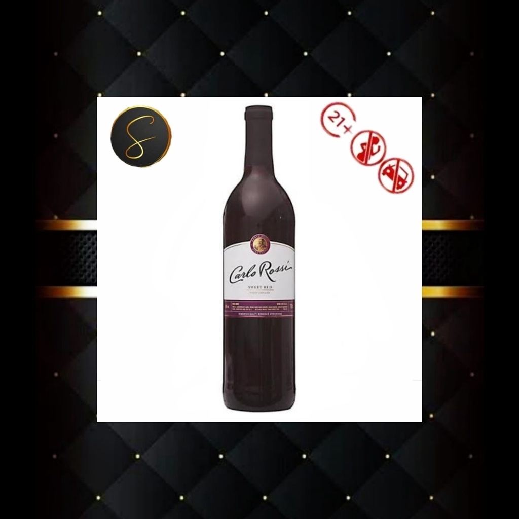 CARLO ROSSI SWEET RED WINE 750ML