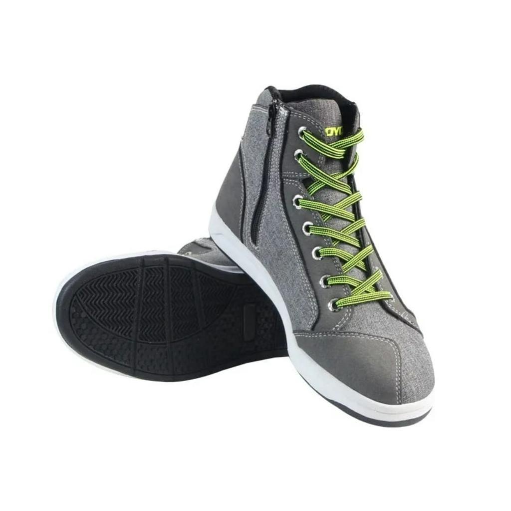 Scoyco Motorcycle Boots Shoes Casual Gray Sepatu riding Motor Mt016