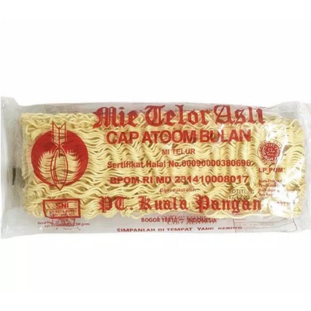 

MIE TELOR ASLI CAP ATOOM BULAN