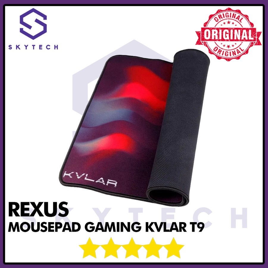 MOUSEPAD GAMING REXUS KVLAR T9/MOUSEPAD REXUS GARANSI RESMI