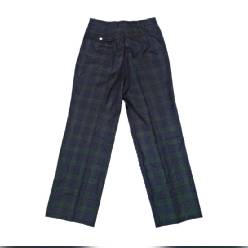 celana tartan pria second