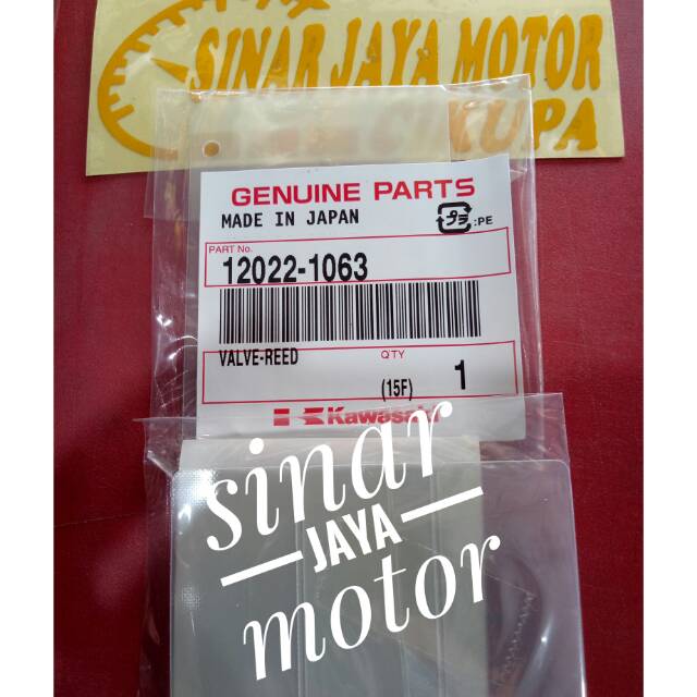 Lidah membran kx ninja rr kawasaki kx 15f asli original satu set