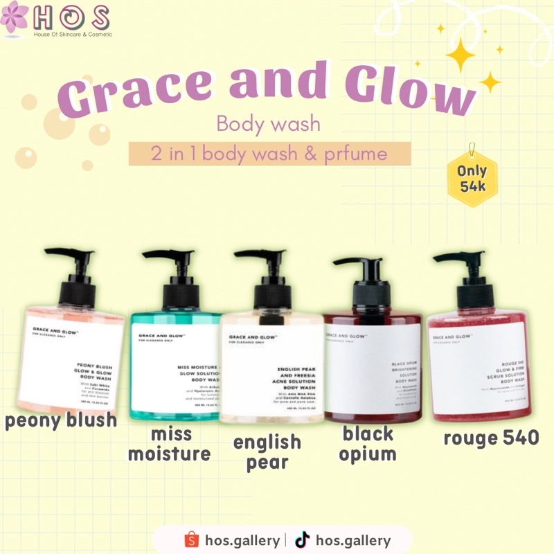 Jual GRACE & GLOW body wash Indonesia|Shopee Indonesia