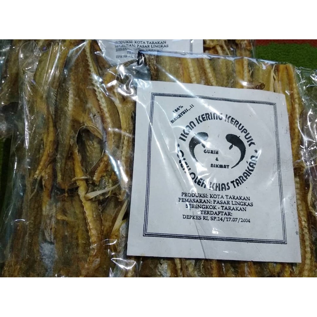 

Ikan Asin Tipis Kering Kerupuk Tarakan 200g