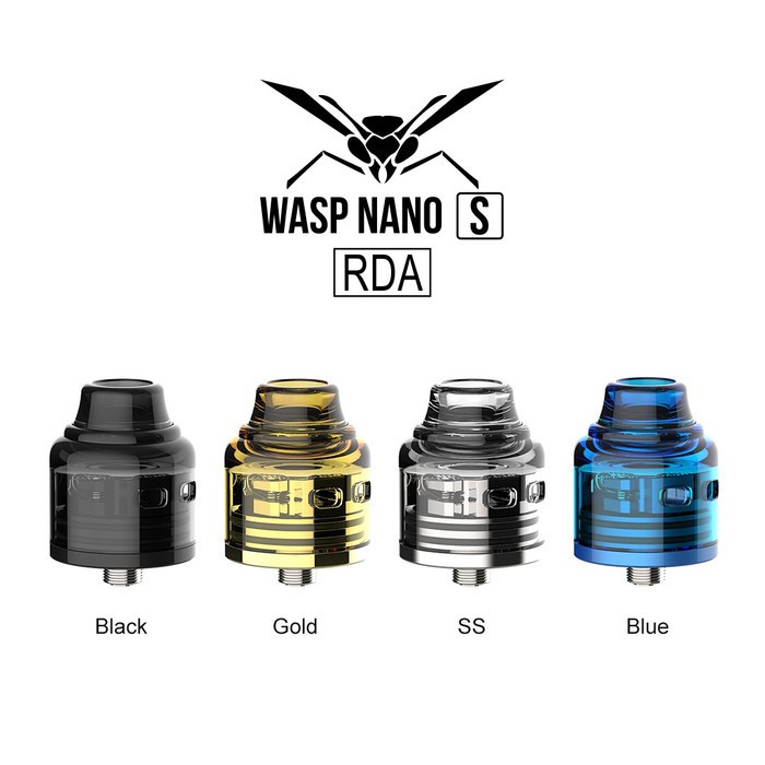 Authentic Wasp Nano S RDA 25MM Dual Coil by Oumier Vape