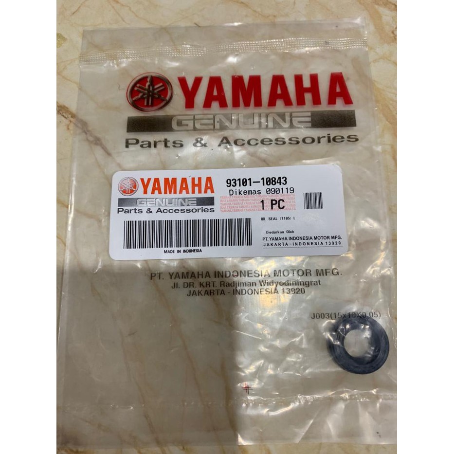 SIL SEAL BAK KOPLING JUPITER Z MX VIXION VEGA ASLI YAMAHA 93101-10843