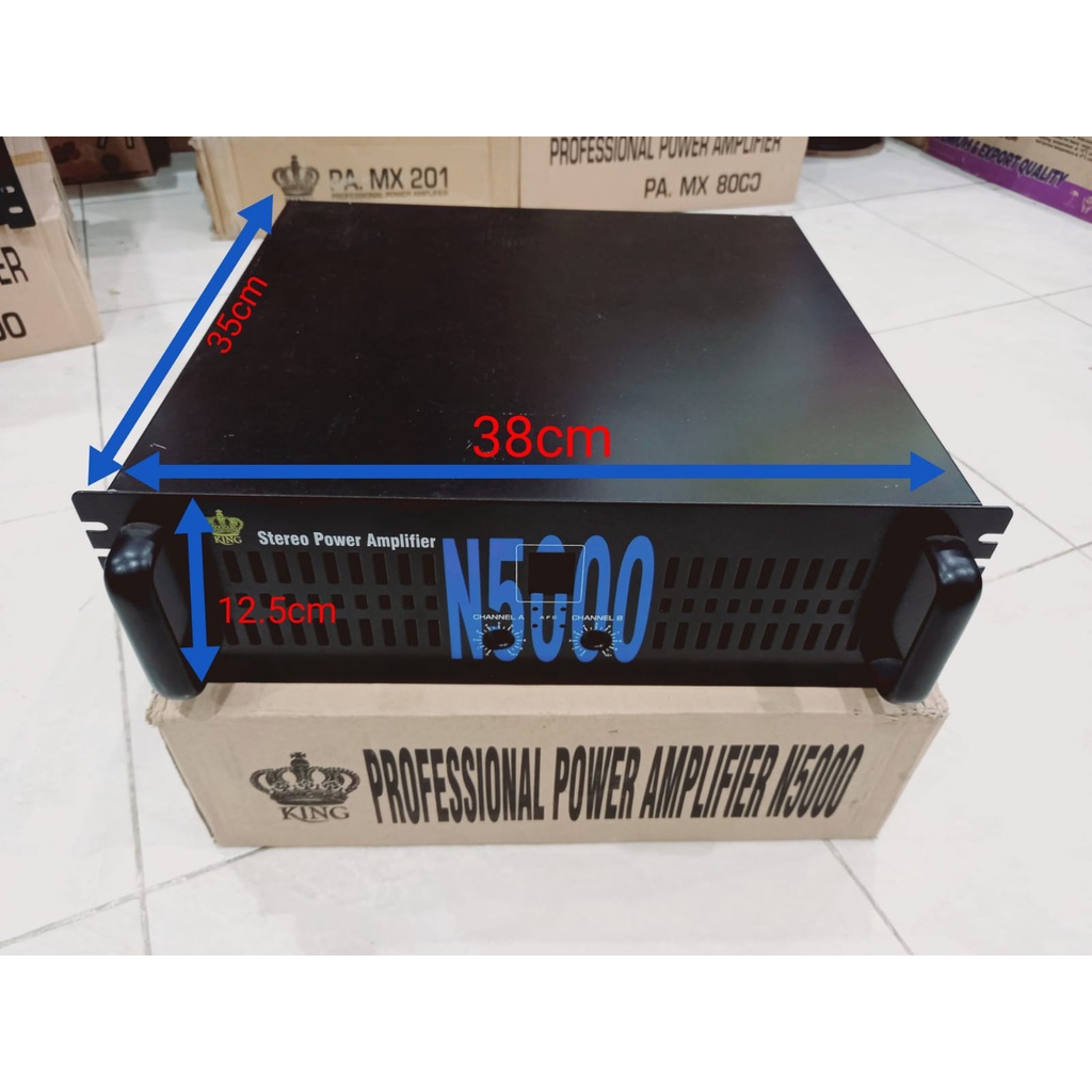 BOX POWER AMPLIFIER N 5000 Box professional power ampli N5000