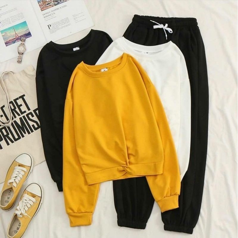 Rilla Sweater Set / Set Sweater + Celana / Set Sweater Wanita