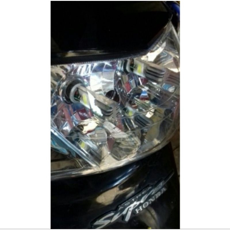 Lampu Led AC DC 2Mata Beat Vario Supra Mio Xeon Fino Mio Old Jupiter Old