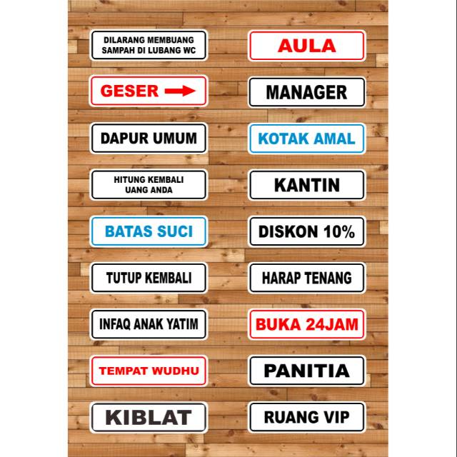 

Sticker Tulisan Nama,Peringatan dilarang,(pilih salah satu tulisan yg ada digambar)