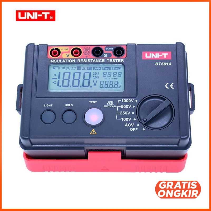 Digital Insulation Resistance Voltage Tester 2000m Ohm UT501A
