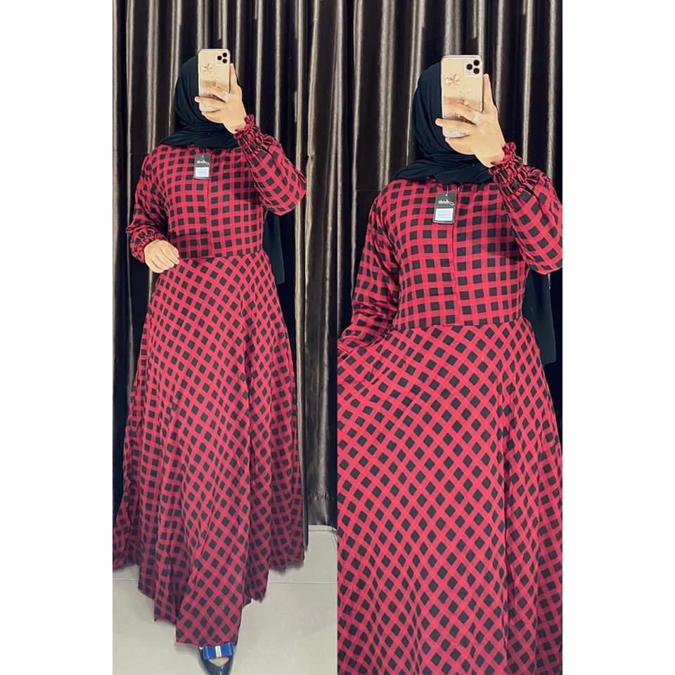 LANGSUNG KIRIM Gamis Mayung Monalisa  kotak Terbaru &amp; Termurah / Gamis saku