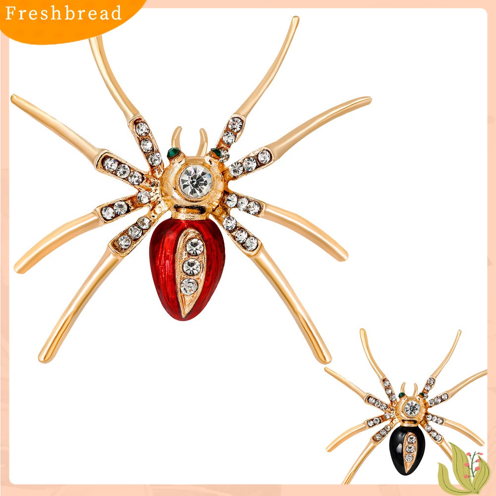 [ TERLARIS]Fashion Spider Gift Women Collar Brooch Pin Clip Scarf Wedding Party Jewelry