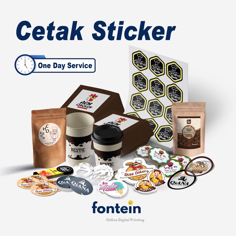 

CETAK STIKER LABEL KEMASAN A3+ / STIKER LOGO / CUSTOM STIKER