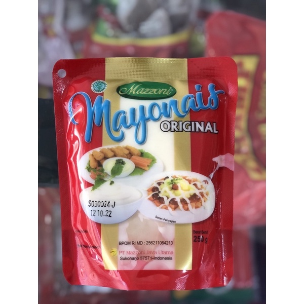 

Mazzoni Mayonais Original / Original Mayonaise 250gr