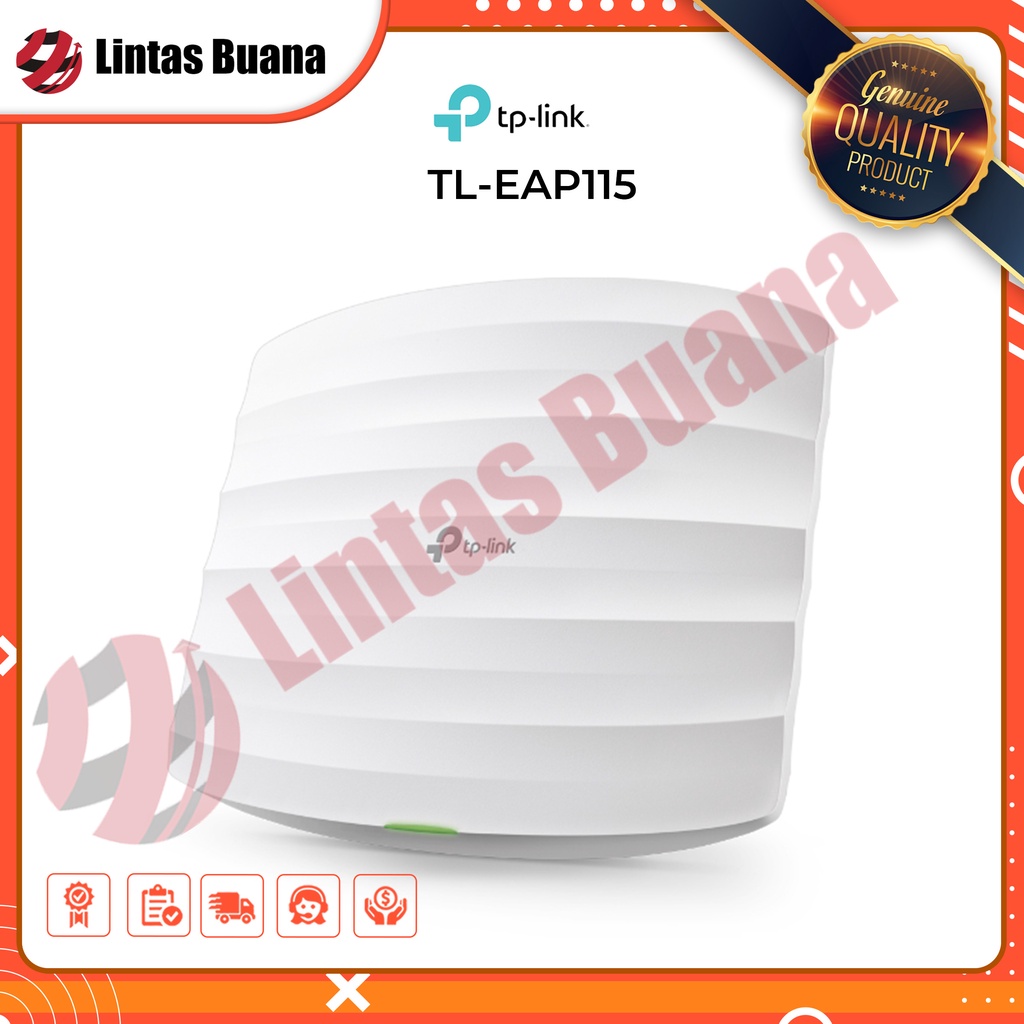 TP-Link TL-EAP115  300Mbps Wireless Ceiling Mount Access Point EAP 115