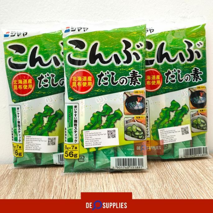 

Shimaya Konbu Dashi no Moto 56gr - Bumbu Kaldu Stock Rasa Rumput Laut