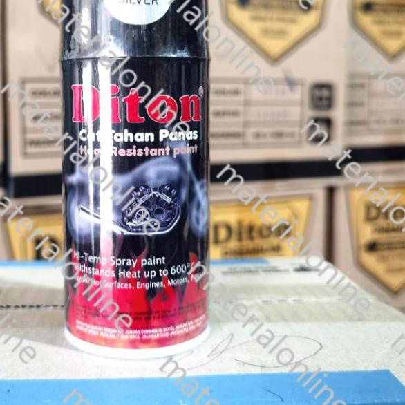 Pilox Pylox DITON Cat Semprot Knalpot Anti Panas HiTemp Hi Temp Black Silver 150cc 150 cc kecil