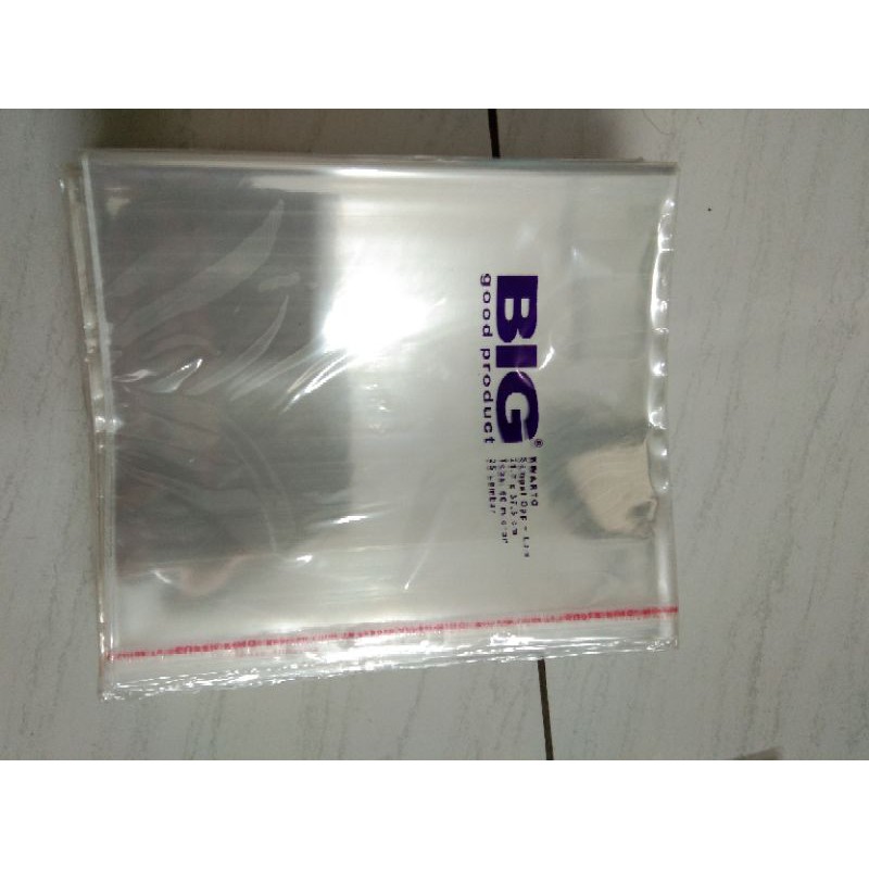 Jual Sampul Plastik Kwarto Transparan Big Opp Lem Shopee Indonesia