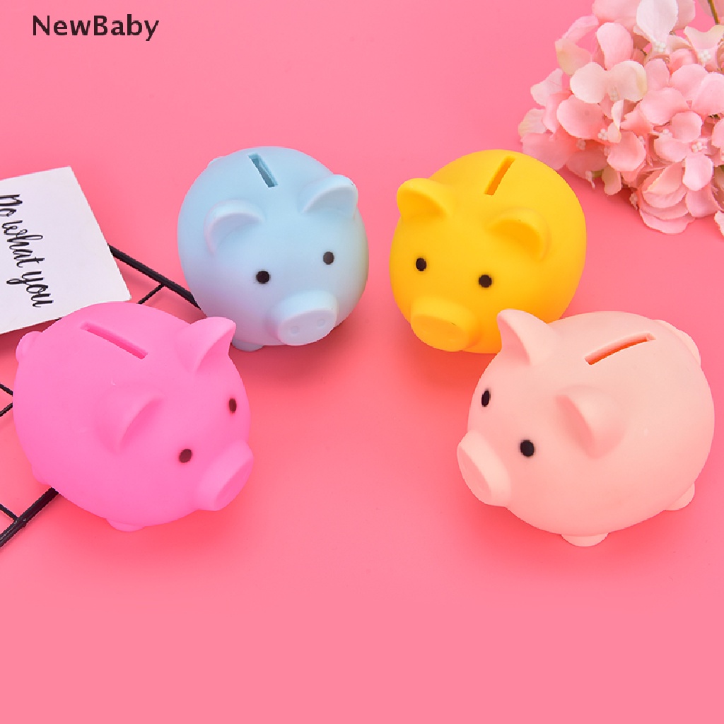 NewBaby Small Piggy Bank Money Boxes Home Decor Money Saving Box Children Piggy ID