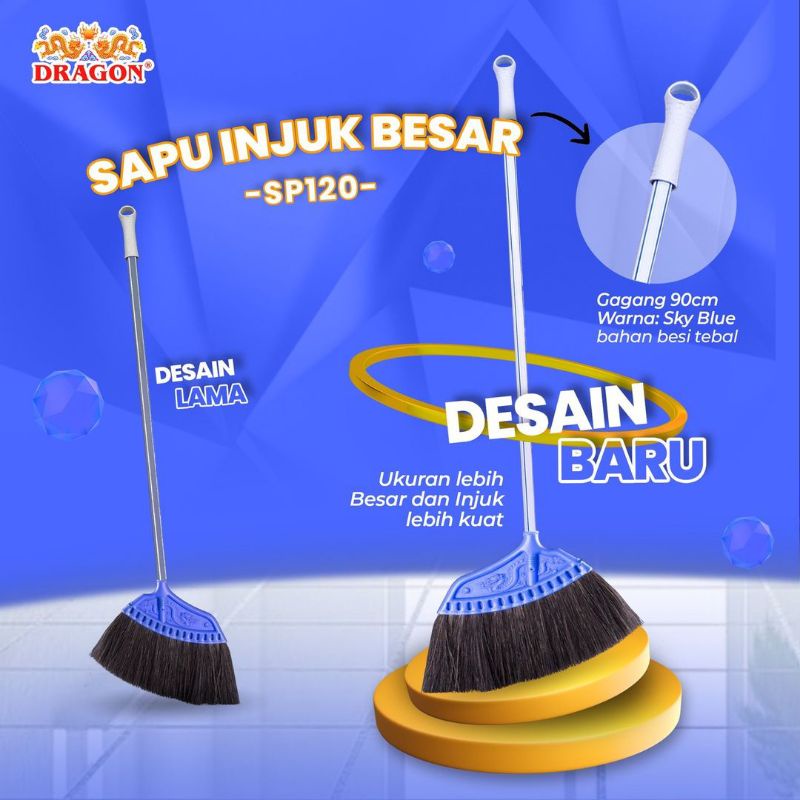 DRAGON Sapu Injuk Besar | Sapu Lantai | Sapu Injuk DRAGON | Sapu Injuk Hitam | Sapu Injuk DRAGON Original | DRAGON Sapu Lantai | Sapu Injuk Kipas Besar DRAGON | Sapu Injuk Besar SP-120 DRAGON | Sapu Murah DRAGON | Sapu Injuk DRAGON Murah Sapu Kipas Injuk