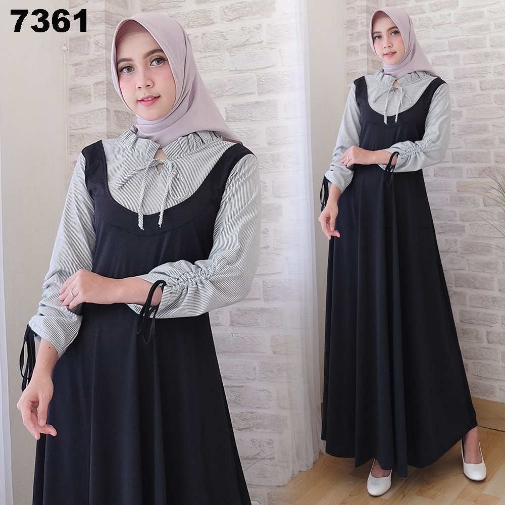 UNION11 - GAMIS MAXI MUSLIM WANITA STEVIA / MUSLIM OUTFIT / GAMIS WANITA KEKINIAN / MAXI DRESS WANITA / GAMIS MUSLIM WANITA / FASHION MUSLIM