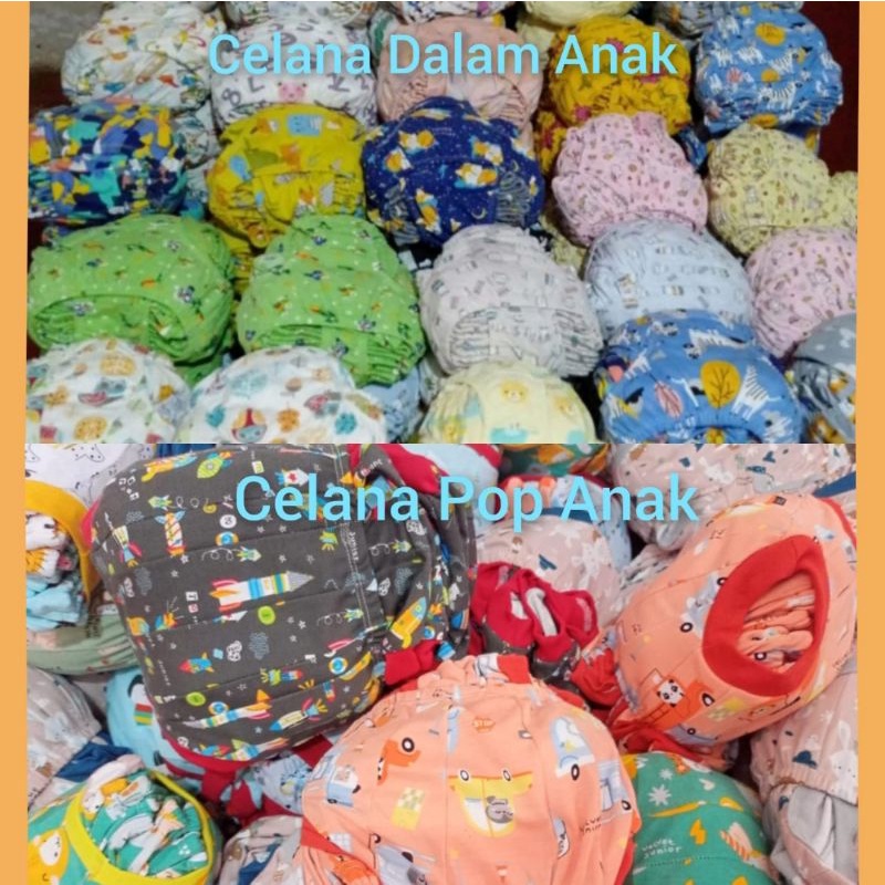 Celana Dalam &amp; Celana Pop Anak Bahan Velvet Libby dan Nagatomi Harga Per Lusin dan Kodi