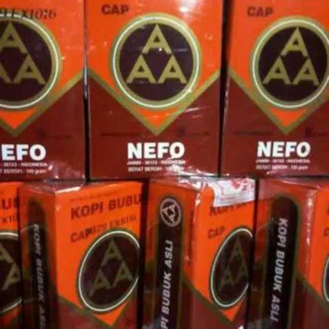 

Kopi Bubuk Nefo AAA nikmat dan memiliki rasa yang khas