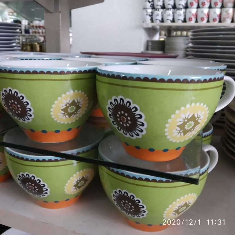 MAROCCO MAROKO MUG GELAS KERAMIK SANGO MOTIF MAROCO LEBARAN IDE KADO HAMPERS GIFT TIMUR TENGAH