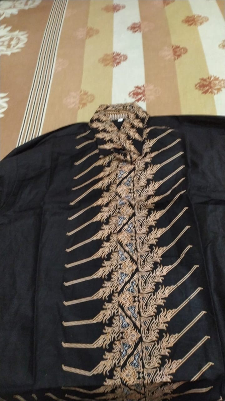 Kemeja Batik Pria Lengan Panjang Size M L Xl Xxl