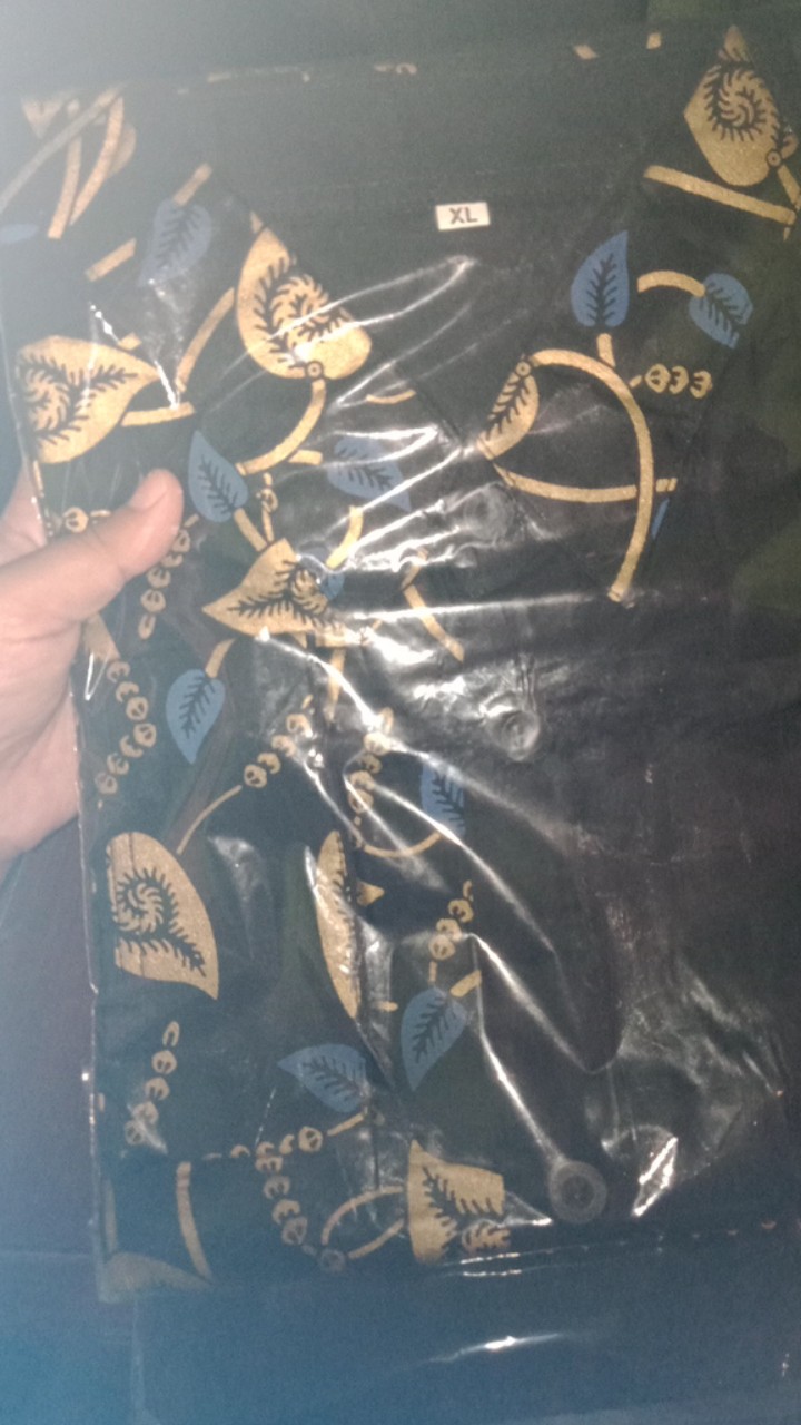 Kemeja Batik Lengan Panjang Batik  Danabrata Pria Motif Songket Hijau Kode 031 M L Xl Xxl Regular