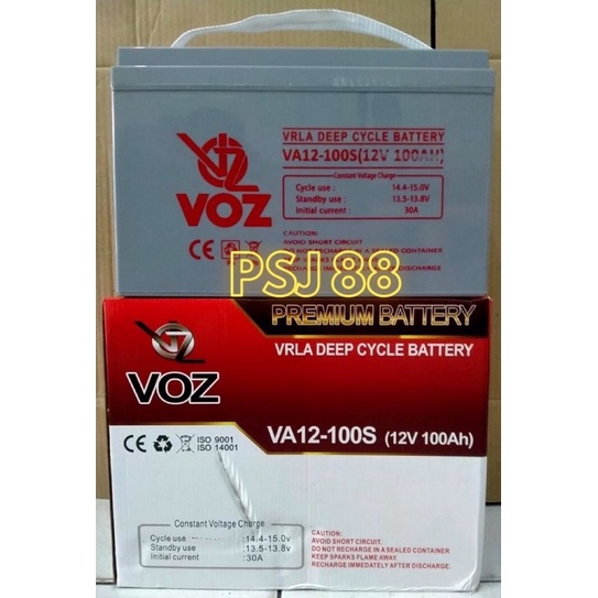 Aki Baterai VOZ VRLA Deep Cycle 12V 100Ah Solar - Aki UPS VOZ 12V100Ah