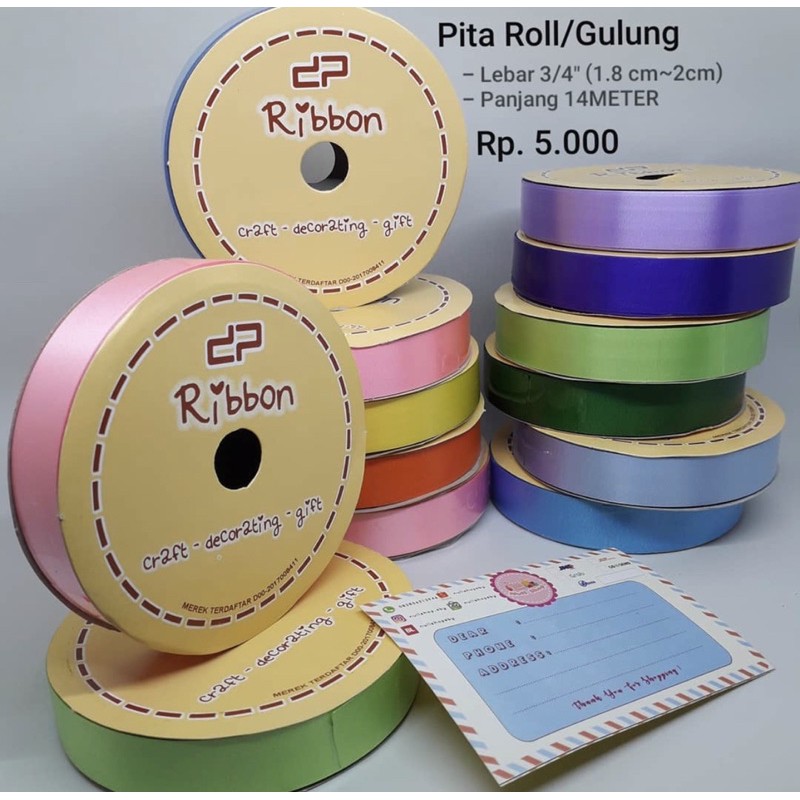 PITA KADO - PITA PACKING MERK RIBBON