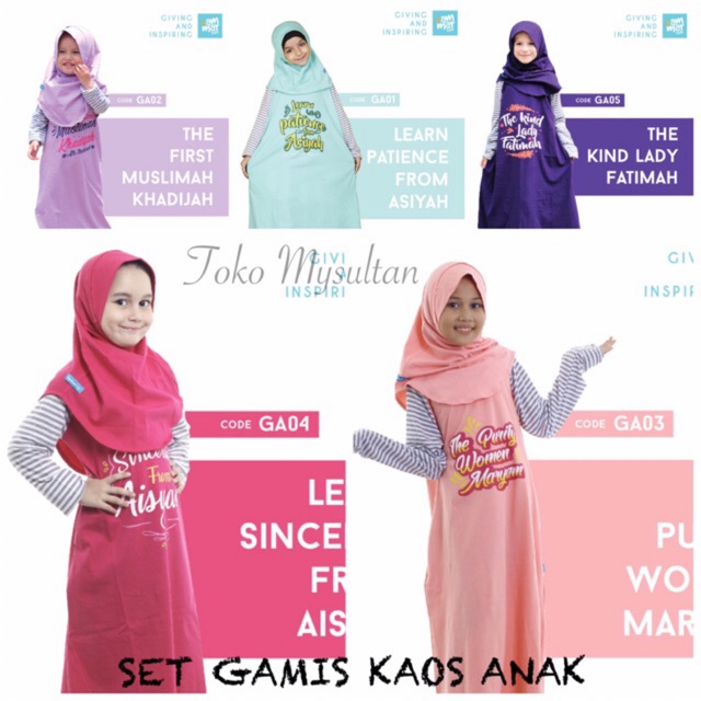 Ammar kids Gamis Anak Cewek Muslimah Cantik