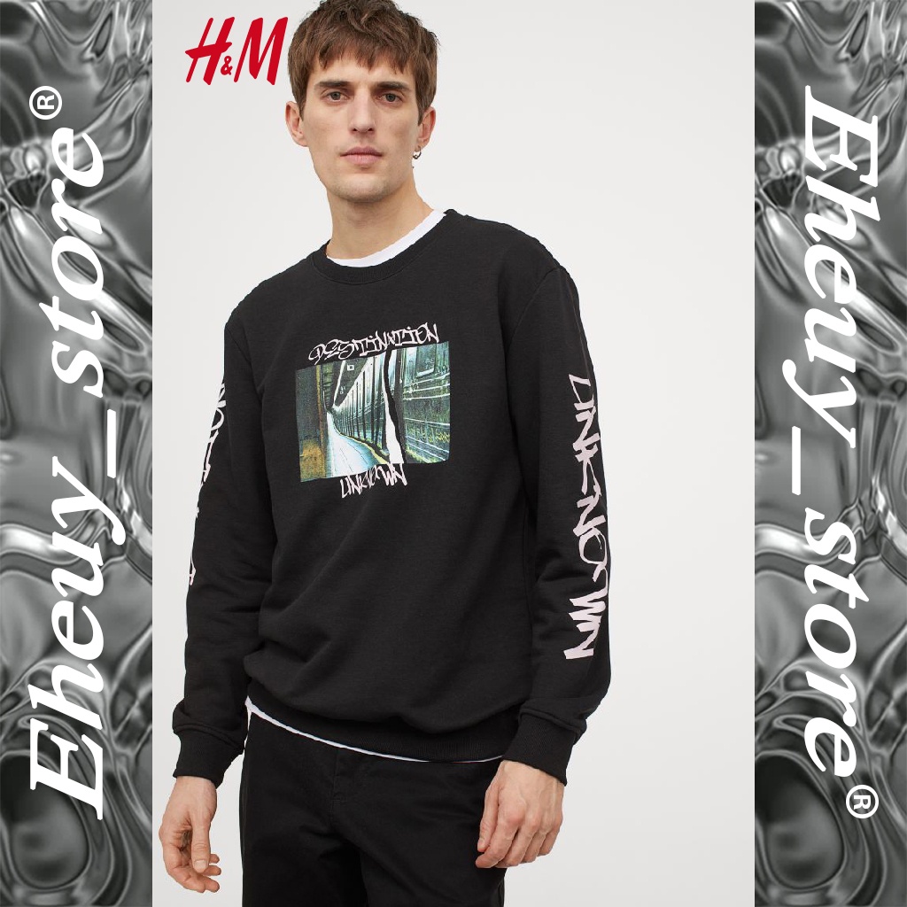 Crewneck H&amp;M Marvel Blossom Destination Skater Crewneck H&amp;M original sweater marvel crewneck h&amp;m