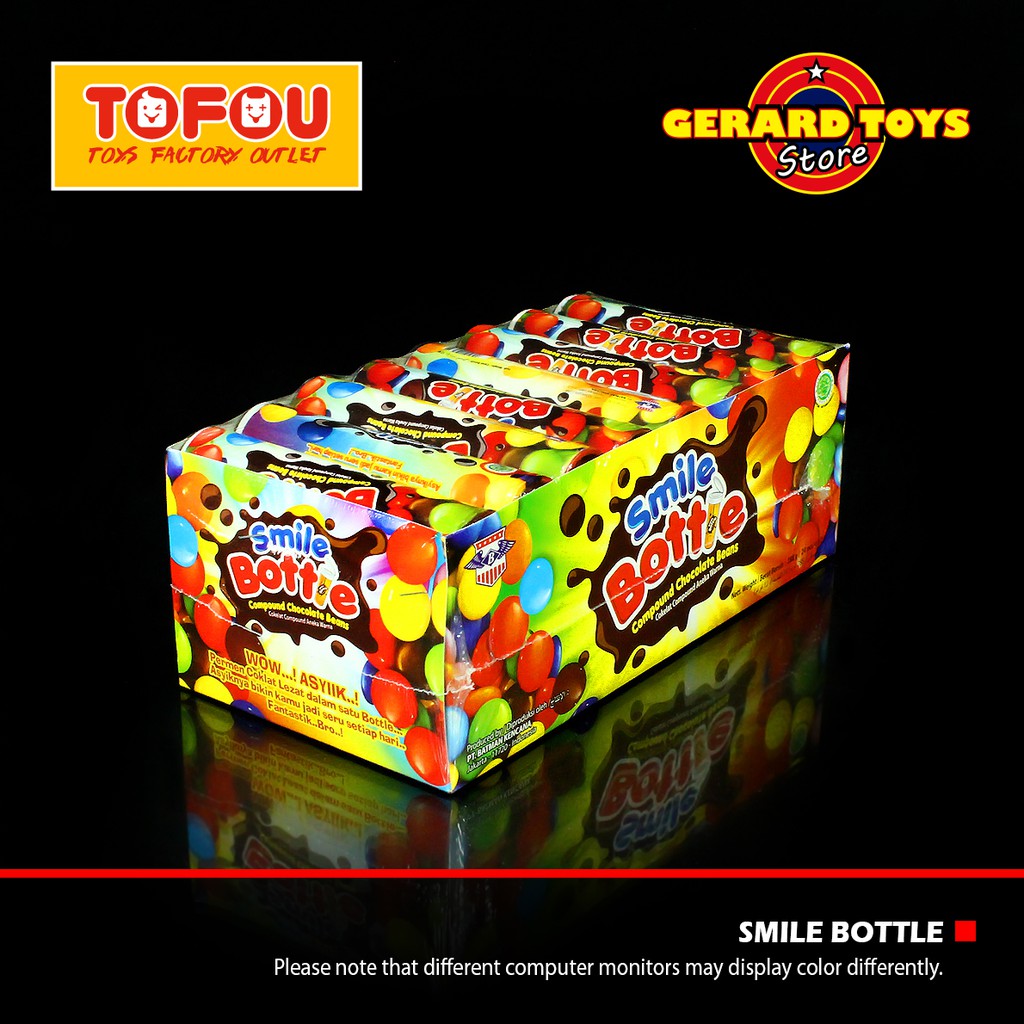 

Permen Cokelat Smile Bottle isi 24pcs MURAH BANGET